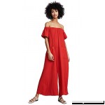 Mara Hoffman Women's Blanche Jumpsuit Cover Up Red B07CX8TLX8